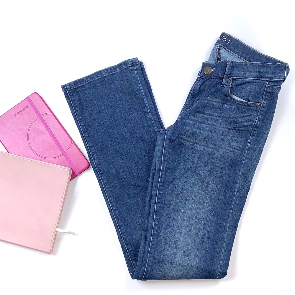 Ann Taylor Modern Sexy Boot Cut Jeans - Picture 2 of 5